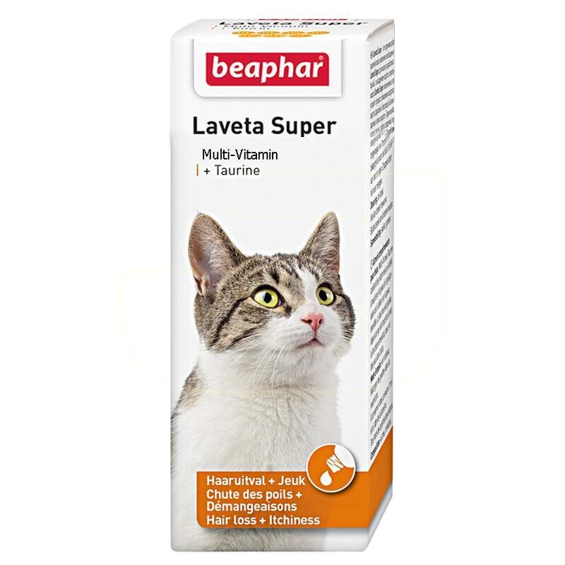 Beaphar Kedi Vitamini Laveta Taurine 50 ML | SRC: Barcode: 8711231124985